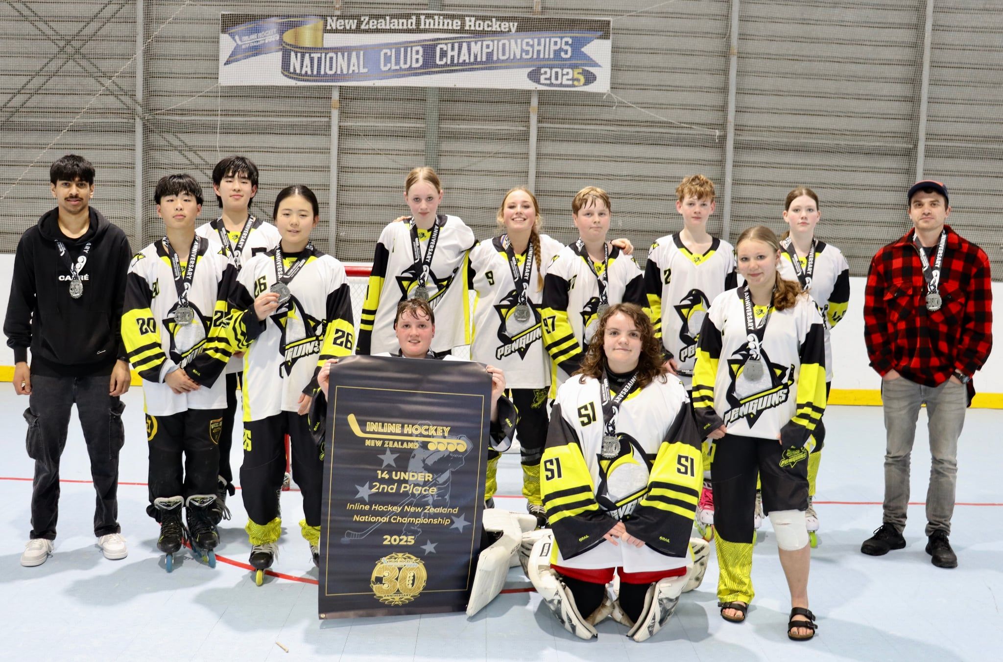 Inline hockey team photo